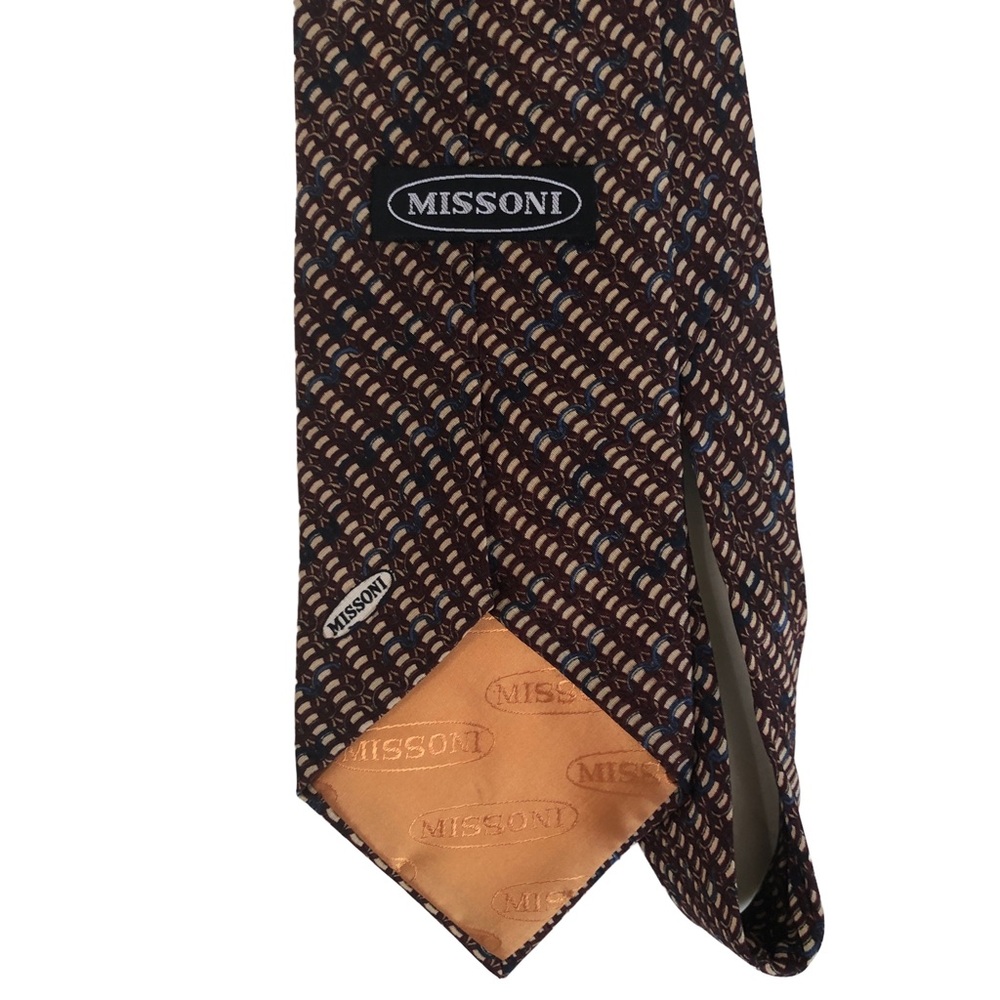 MISSONI Wool/Silk Blend Tie